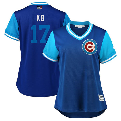 Kris Bryant "KB" Chicago Cubs Majestic Women's 2018 Players' Weekend Cool Base Jersey