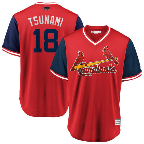 Carlos Martinez "Tsunami" St. Louis Cardinals Majestic 2018 Players' Weekend Cool Base Jersey