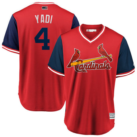 Yadier Molina "Yadi" St. Louis Cardinals Majestic 2018 Players' Weekend Cool Base Jersey