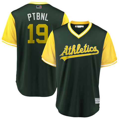 Josh Phegley "PTBNL" Oakland Athletics Majestic 2018 Players' Weekend Cool Base Jersey