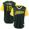 Josh Phegley "PTBNL" Oakland Athletics Majestic 2018 Players' Weekend Cool Base Jersey