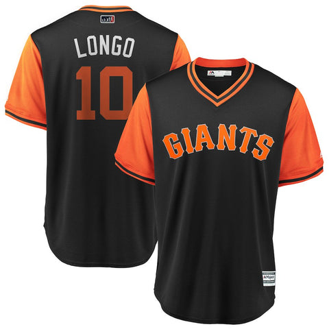 Evan Longoria "Longo" San Francisco Giants Majestic 2018 Players' Weekend Cool Base Jersey
