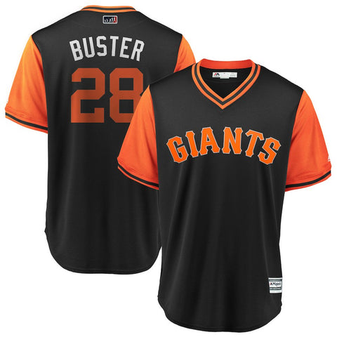 Buster Posey "Buster" San Francisco Giants Majestic 2018 Players' Weekend Cool Base Jersey