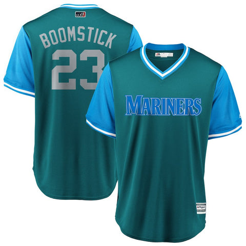 Nelson Cruz "Boomstick" Seattle Mariners Majestic 2018 Players' Weekend Cool Base Jersey