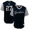 Giancarlo Stanton "G" New York Yankees Majestic 2018 Players' Weekend Cool Base Jersey