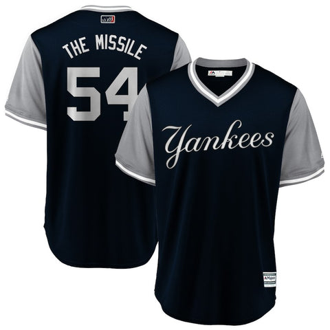 Aroldis Chapman "The Missile" New York Yankees Majestic 2018 Players' Weekend Cool Base Jersey