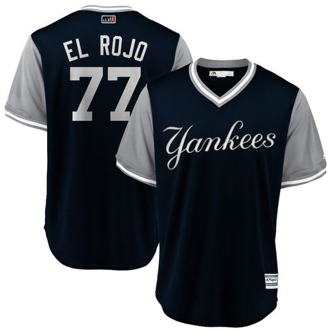 Clint Frazier "El Rojo" New York Yankees Majestic 2018 Players' Weekend Cool Base Jersey