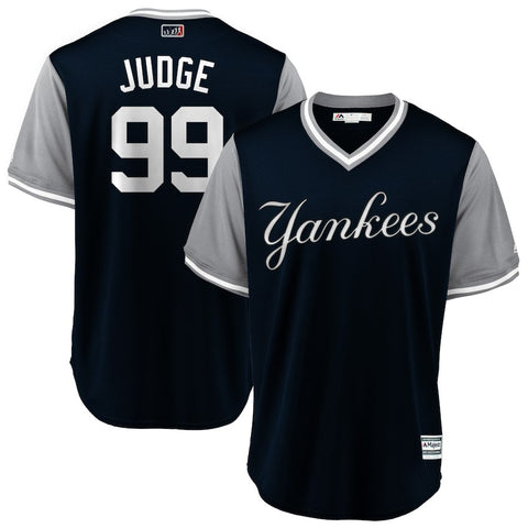 Aaron Judge "Judge" New York Yankees Majestic 2018 Players' Weekend Cool Base Jersey