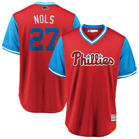 Aaron Nola "Nols" Philadelphia Phillies Majestic 2018 Players' Weekend Cool Base Jersey