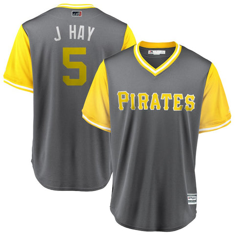 Josh Harrison "J Hay" Pittsburgh Pirates Majestic 2018 Players' Weekend Cool Base Jersey