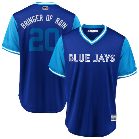 Josh Donaldson "Bringer of Rain" Toronto Blue Jays Majestic 2018 Players' Weekend Cool Base Jersey