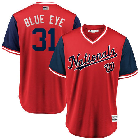 Max Scherzer "Blue Eye" Washington Nationals Majestic 2018 Players' Weekend Cool Base Jersey