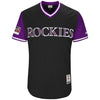 Nolan Arenado "Nado" Colorado Rockies Majestic 2018 Players' Weekend Authentic Jersey - Black/Purple