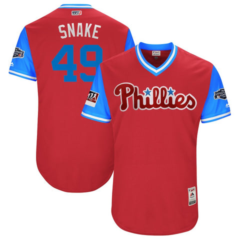 Jake Arrieta "Snake" Philadelphia Phillies Majestic 2018 MLB Little League Classic Authentic Jersey