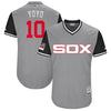 Yoan Moncada "Yoyo" Chicago White Sox Majestic 2018 Players' Weekend Authentic Jersey - Gray/Black