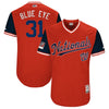 Max Scherzer "Blue Eye" Washington Nationals Majestic 2018 Players' Weekend Authentic Jersey - Red/Navy