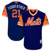 Todd Frazier "Toddfather" New York Mets Majestic 2018 MLB Little League Classic Authentic Jersey