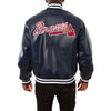 Atlanta Braves JH Design Classic Leather Team Jacket