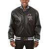 Colorado Rockies JH Design Classic Leather Team Jacket