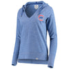 Chicago Cubs   Women's Waffle Knit Pullover Hoodie