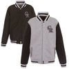 Colorado Rockies JH Design Embroidered Reversible Full Snap Fleece Jacket