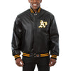 Oakland Athletics JH Design Classic Leather Team Jacket