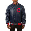 Cleveland Indians JH Design Classic Leather Team Jacket