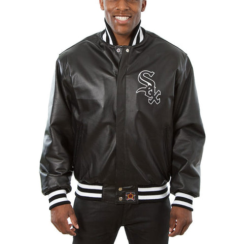 Chicago White Sox JH Design Classic Leather Team Jacket
