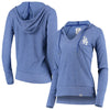 Los Angeles Dodgers   Women's Waffle Knit Pullover Hoodie