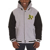 Oakland Athletics JH Design Heavyweight Reversible Full Snap Hoodie