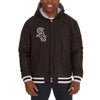 Chicago White Sox JH Design Heavyweight Reversible Full Snap Hoodie