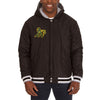 Oakland Athletics JH Design Reversible Fleece Full Snap Hoodie