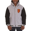 San Francisco Giants JH Design Reversible Fleece Full Snap Hoodie