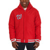 Washington Nationals JH Design Reversible Fleece Full Snap Hoodie