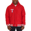 Texas Rangers JH Design Reversible Fleece Full Snap Hoodie
