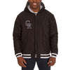 Colorado Rockies JH Design Reversible Fleece Full Snap Hoodie