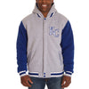 Kansas City Royals JH Design Reversible Fleece Full Snap Hoodie