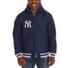 New York Yankees JH Design Reversible Fleece Full Snap Hoodie