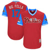Rhys Hoskins "Big Fella" Philadelphia Phillies Majestic 2018 MLB Little League Classic Authentic Jersey