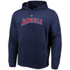 Shohei Ohtani Los Angeles Angels Majestic Authentic Name & Number Pullover Hoodie - Navy