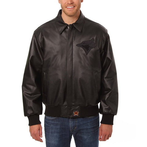Toronto Blue Jays JH Design All-Leather Jacket
