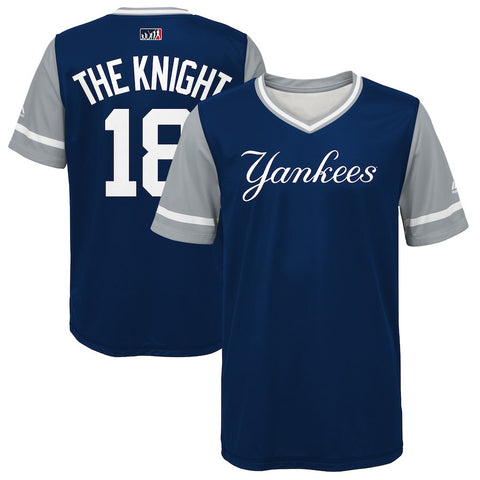 Didi Gregorius "The Knight" New York Yankees Majestic Youth 2018 Players' Weekend Jersey