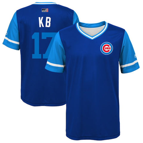 Kris Bryant "KB" Chicago Cubs Majestic Youth 2018 Players' Weekend Jersey