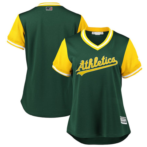 Oakland Athletics Majestic Women's 2018 Players' Weekend Team Jersey