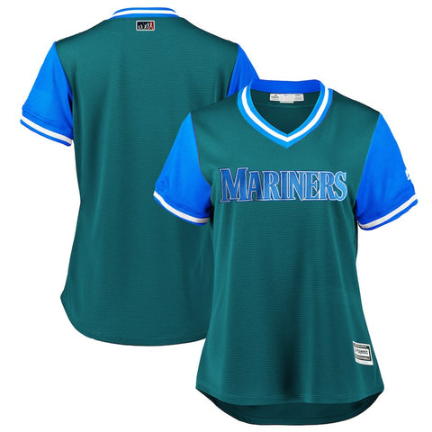 Seattle Mariners Majestic Women's 2018 Players' Weekend Team Jersey