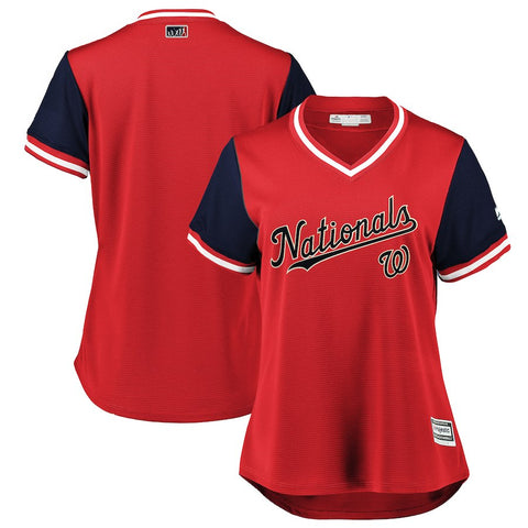 Washington Nationals Majestic Women's 2018 Players' Weekend Team Jersey