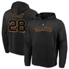 Buster Posey San Francisco Giants Majestic Authentic Name & Number Pullover Hoodie - Black