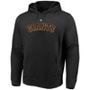 Buster Posey San Francisco Giants Majestic Authentic Name & Number Pullover Hoodie - Black