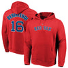 Andrew Benintendi Boston Red Sox Majestic Authentic Name & Number Pullover Hoodie - Red