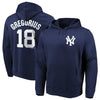 Didi Gregorius New York Yankees Majestic Authentic Name & Number Pullover Hoodie - Navy